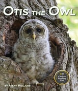 Huge eyes and fluffly feathers will 
steal the hearts of readers as they 
learn how Otis the barred owl 
prepares for the big world outside 
the nest.  
