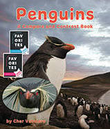 The 18 species of penguins “fly” 
through the water, but not all of 
them live in the snow, and while 
most have a coat of black and white, 
some are blue! Explore and learn 
about these lovable birds in this 
latest installment of the Compare 
and Contrast Book series.