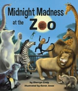 As the zoo closes for the night the 
dribbling begins and soon the 
basketball game is in full swing. 
Count along as the team builds 
from one to a full court of ten!